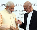 Modi Conferred with  Afghanistan’s Highest  Civilian Honour